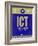 ICT Wichita Luggage Tag II-NaxArt-Framed Art Print