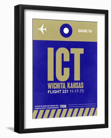 ICT Wichita Luggage Tag II-NaxArt-Framed Art Print