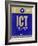 ICT Wichita Luggage Tag II-NaxArt-Framed Art Print