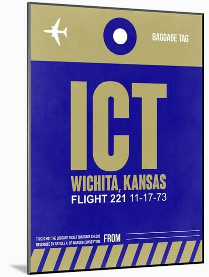 ICT Wichita Luggage Tag II-NaxArt-Mounted Art Print