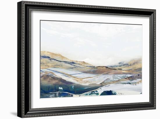 Icy Blue Serenity-PI Studio-Framed Art Print