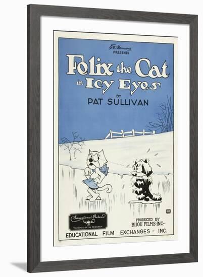 Icy Eyes, Peaches, Felix the Cat on US poster art, 1927-null-Framed Art Print