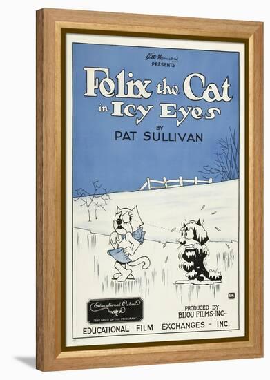 Icy Eyes, Peaches, Felix the Cat on US poster art, 1927-null-Framed Stretched Canvas