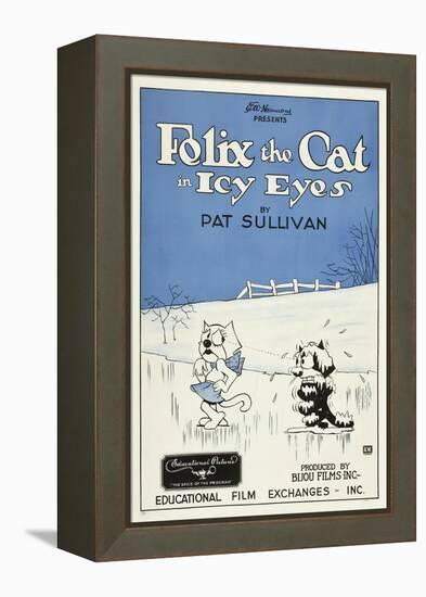 Icy Eyes, Peaches, Felix the Cat on US poster art, 1927-null-Framed Stretched Canvas