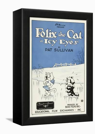 Icy Eyes, Peaches, Felix the Cat on US poster art, 1927-null-Framed Stretched Canvas