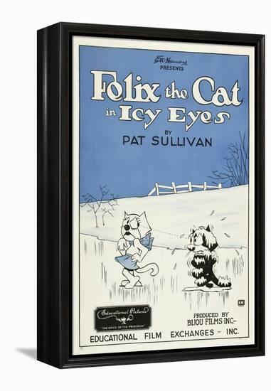 Icy Eyes, Peaches, Felix the Cat on US poster art, 1927-null-Framed Stretched Canvas