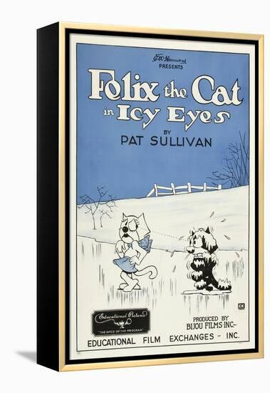 Icy Eyes, Peaches, Felix the Cat on US poster art, 1927-null-Framed Stretched Canvas