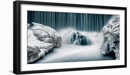 Icy Falls-Keijo Savolainen-Framed Photographic Print