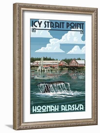 Icy Strait Point Cannery - Hoonah, Alaska-Lantern Press-Framed Art Print