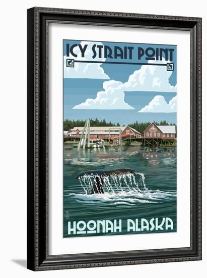 Icy Strait Point Cannery - Hoonah, Alaska-Lantern Press-Framed Art Print