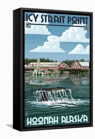 Icy Strait Point Cannery - Hoonah, Alaska-Lantern Press-Framed Stretched Canvas