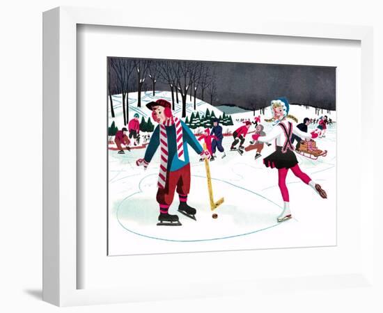 Icy Valentine - Jack & Jill-Beth Henninger-Framed Giclee Print