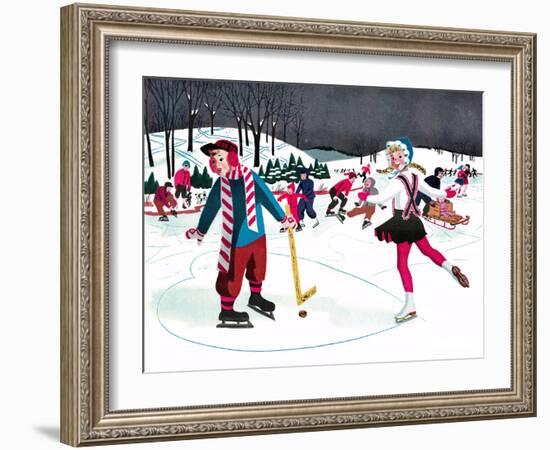 Icy Valentine - Jack & Jill-Beth Henninger-Framed Giclee Print