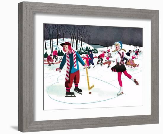 Icy Valentine - Jack & Jill-Beth Henninger-Framed Giclee Print