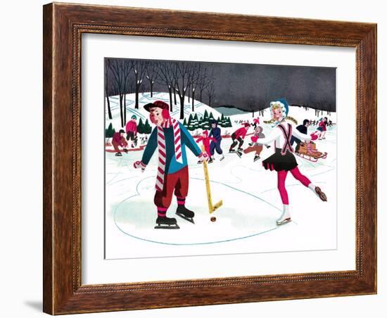 Icy Valentine - Jack & Jill-Beth Henninger-Framed Giclee Print