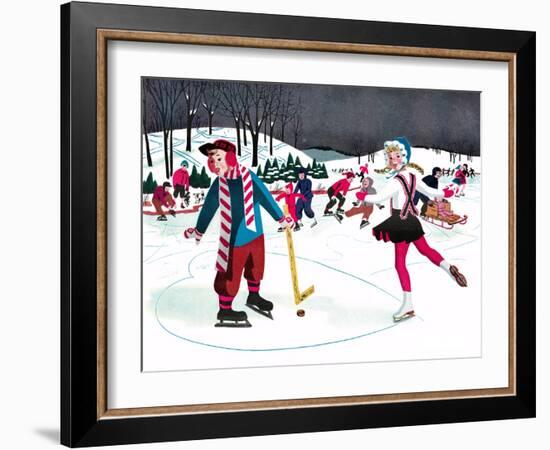 Icy Valentine - Jack & Jill-Beth Henninger-Framed Giclee Print