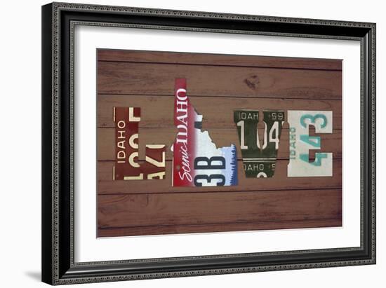 ID State Love-Design Turnpike-Framed Giclee Print