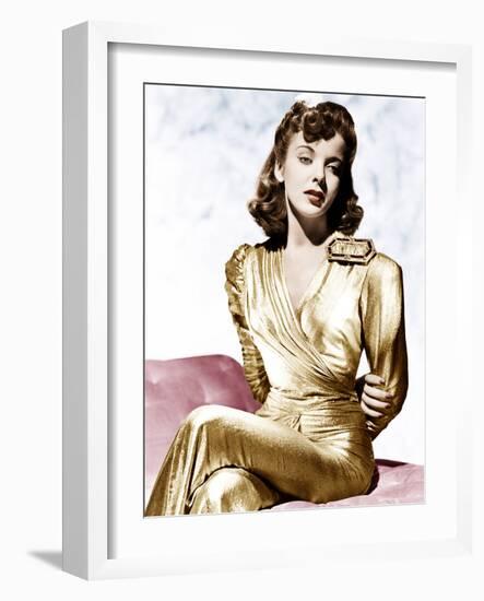 Ida Lupino, ca. 1940s-null-Framed Photo