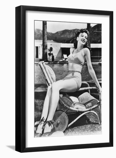 Ida Lupino, English Film Actress and Director, 1940S-null-Framed Photographic Print