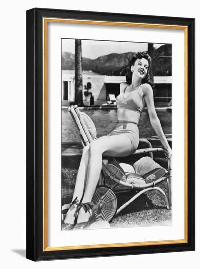 Ida Lupino, English Film Actress and Director, 1940S-null-Framed Photographic Print