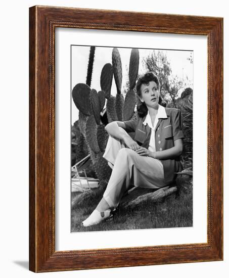 Ida Lupino, Portrait Used in Photoplay May 1941-null-Framed Photo