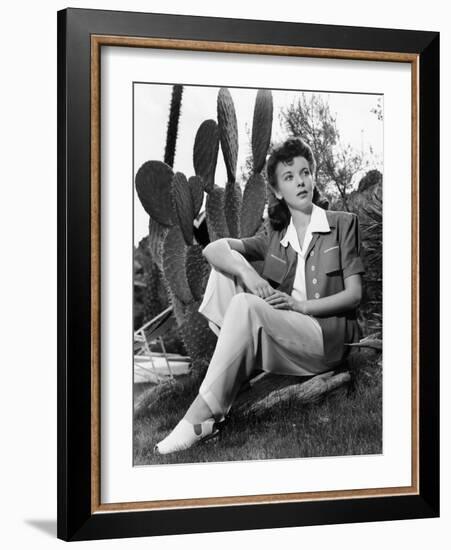 Ida Lupino, Portrait Used in Photoplay May 1941-null-Framed Photo