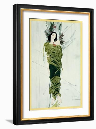 Ida Lvovna Rubinstein-Leon Bakst-Framed Giclee Print