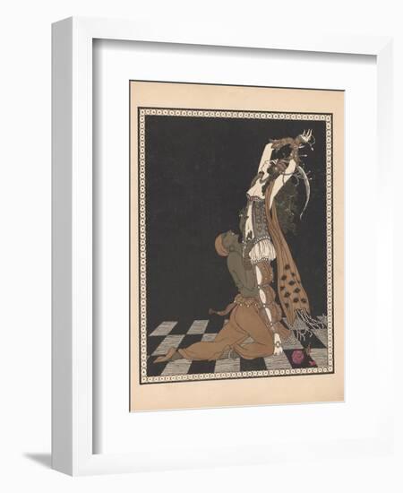 Ida Rubinstein and Vaslav Nijinsky in the Ballet Scheharazade-George Barbier-Framed Giclee Print