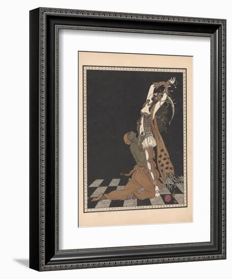 Ida Rubinstein and Vaslav Nijinsky in the Ballet Scheharazade-George Barbier-Framed Giclee Print