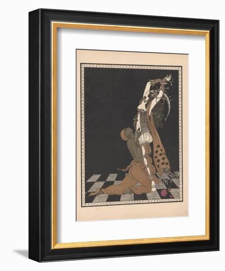 Ida Rubinstein and Vaslav Nijinsky in the Ballet Scheharazade-George Barbier-Framed Giclee Print