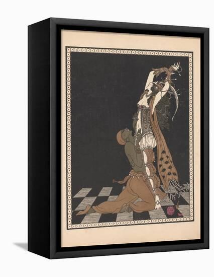 Ida Rubinstein and Vaslav Nijinsky in the Ballet Scheharazade-George Barbier-Framed Premier Image Canvas