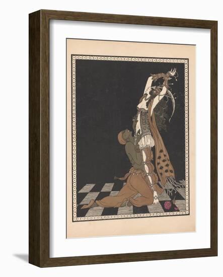 Ida Rubinstein and Vaslav Nijinsky in the Ballet Scheharazade-George Barbier-Framed Giclee Print