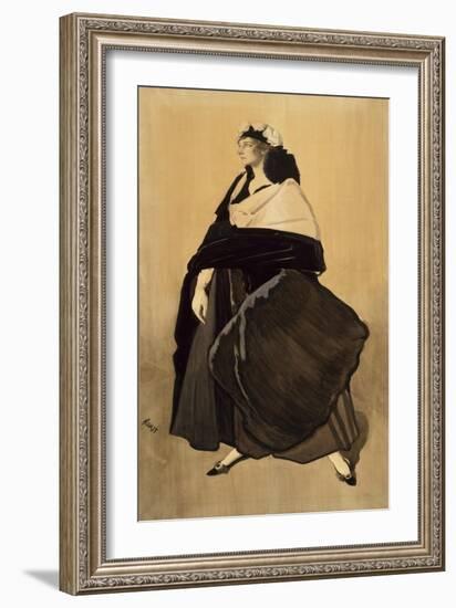 Ida Rubinstein, C. 1910-Léon Bakst-Framed Giclee Print