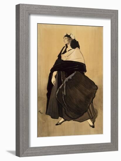 Ida Rubinstein, C. 1910-Léon Bakst-Framed Giclee Print