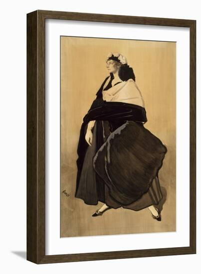 Ida Rubinstein, C. 1910-Léon Bakst-Framed Giclee Print