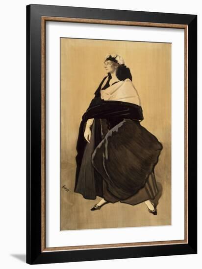 Ida Rubinstein, C. 1910-Léon Bakst-Framed Giclee Print