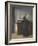 Ida Standing at a Desk-Vilhelm Hammershoi-Framed Giclee Print