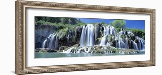 Idaho, Bonneville County, Tributary Waterfall on the Snake River-null-Framed Photographic Print