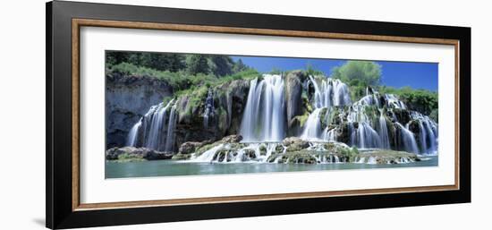 Idaho, Bonneville County, Tributary Waterfall on the Snake River-null-Framed Photographic Print