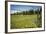 Idaho, Camas Prairie, Field and Barbed Wire Fence-Alison Jones-Framed Photographic Print