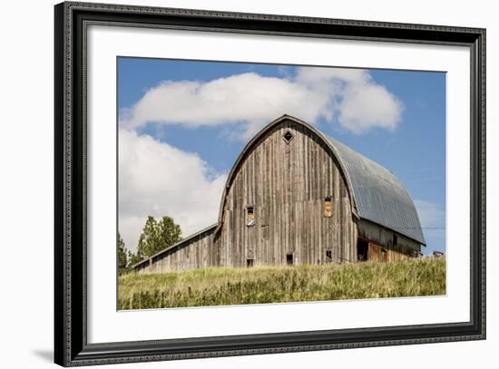 Idaho, Columbia River Basin, Camas Prairie, Old Barn-Alison Jones-Framed Photographic Print