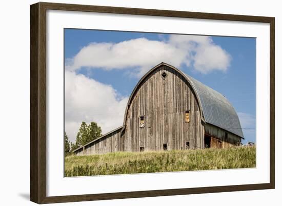 Idaho, Columbia River Basin, Camas Prairie, Old Barn-Alison Jones-Framed Photographic Print