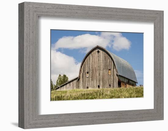 Idaho, Columbia River Basin, Camas Prairie, Old Barn-Alison Jones-Framed Photographic Print