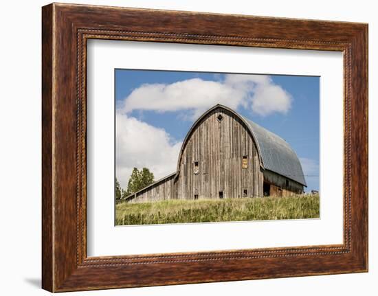 Idaho, Columbia River Basin, Camas Prairie, Old Barn-Alison Jones-Framed Photographic Print