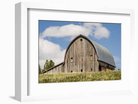 Idaho, Columbia River Basin, Camas Prairie, Old Barn-Alison Jones-Framed Photographic Print