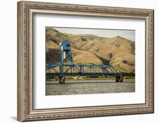 Idaho, Columbia River Basin, Hells Canyon, Bridge over the Snake River-Alison Jones-Framed Photographic Print