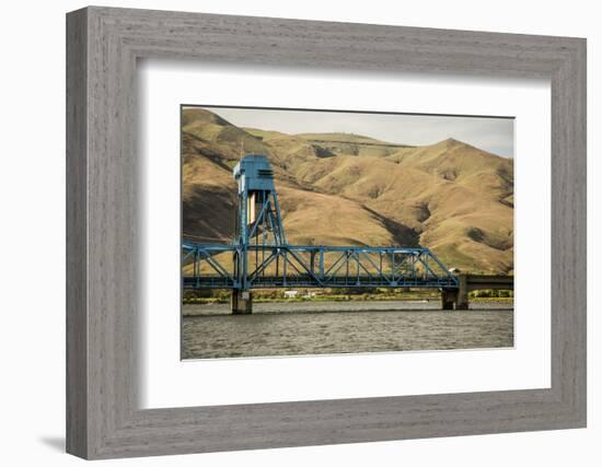 Idaho, Columbia River Basin, Hells Canyon, Bridge over the Snake River-Alison Jones-Framed Photographic Print