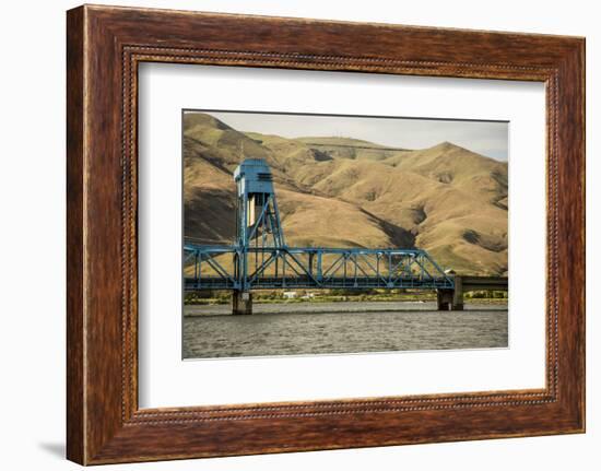 Idaho, Columbia River Basin, Hells Canyon, Bridge over the Snake River-Alison Jones-Framed Photographic Print