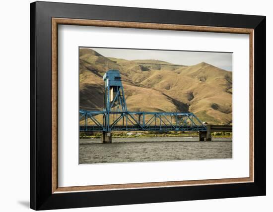 Idaho, Columbia River Basin, Hells Canyon, Bridge over the Snake River-Alison Jones-Framed Photographic Print