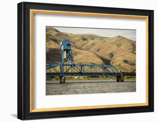 Idaho, Columbia River Basin, Hells Canyon, Bridge over the Snake River-Alison Jones-Framed Photographic Print